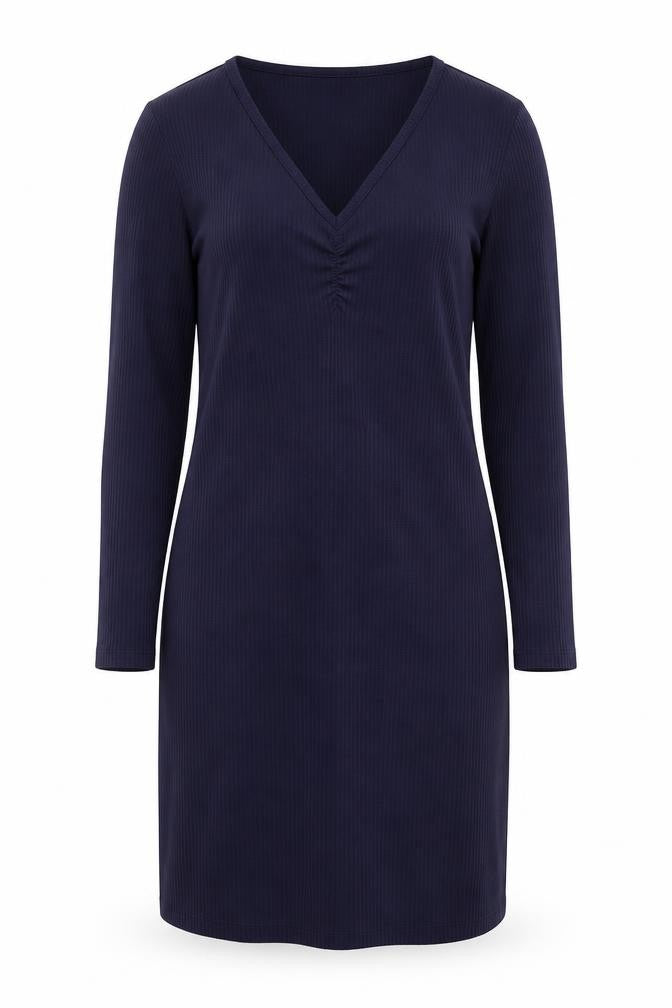 New Look Women Blue Maternity Size 14 Bodycon Long Sleeve Dress