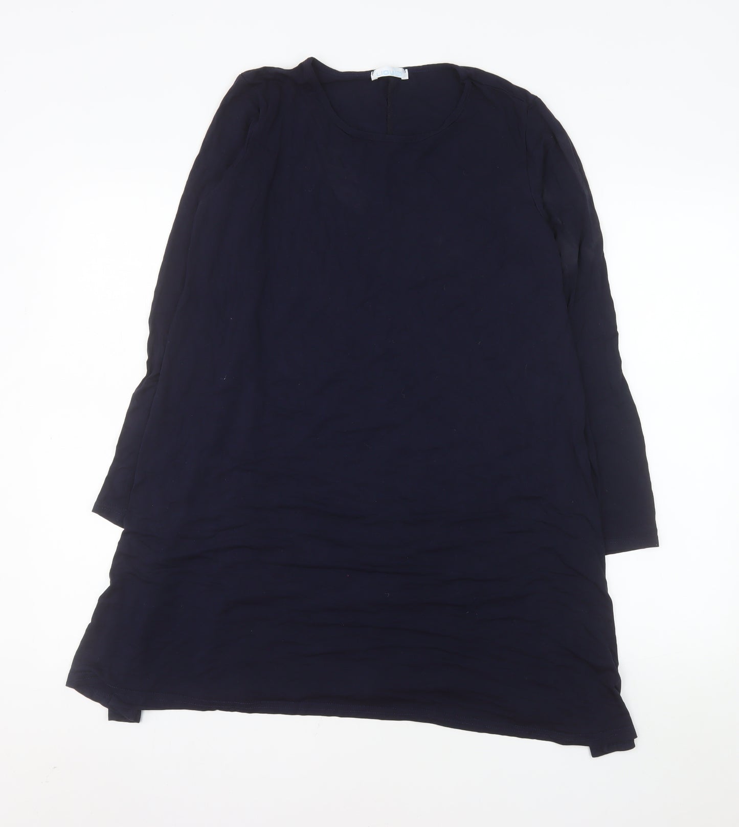 Liquid Women’s Navy Blue Long Sleeve Shift Dress Size M