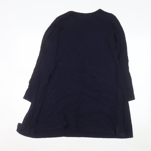 Liquid Women’s Navy Blue Long Sleeve Shift Dress Size M