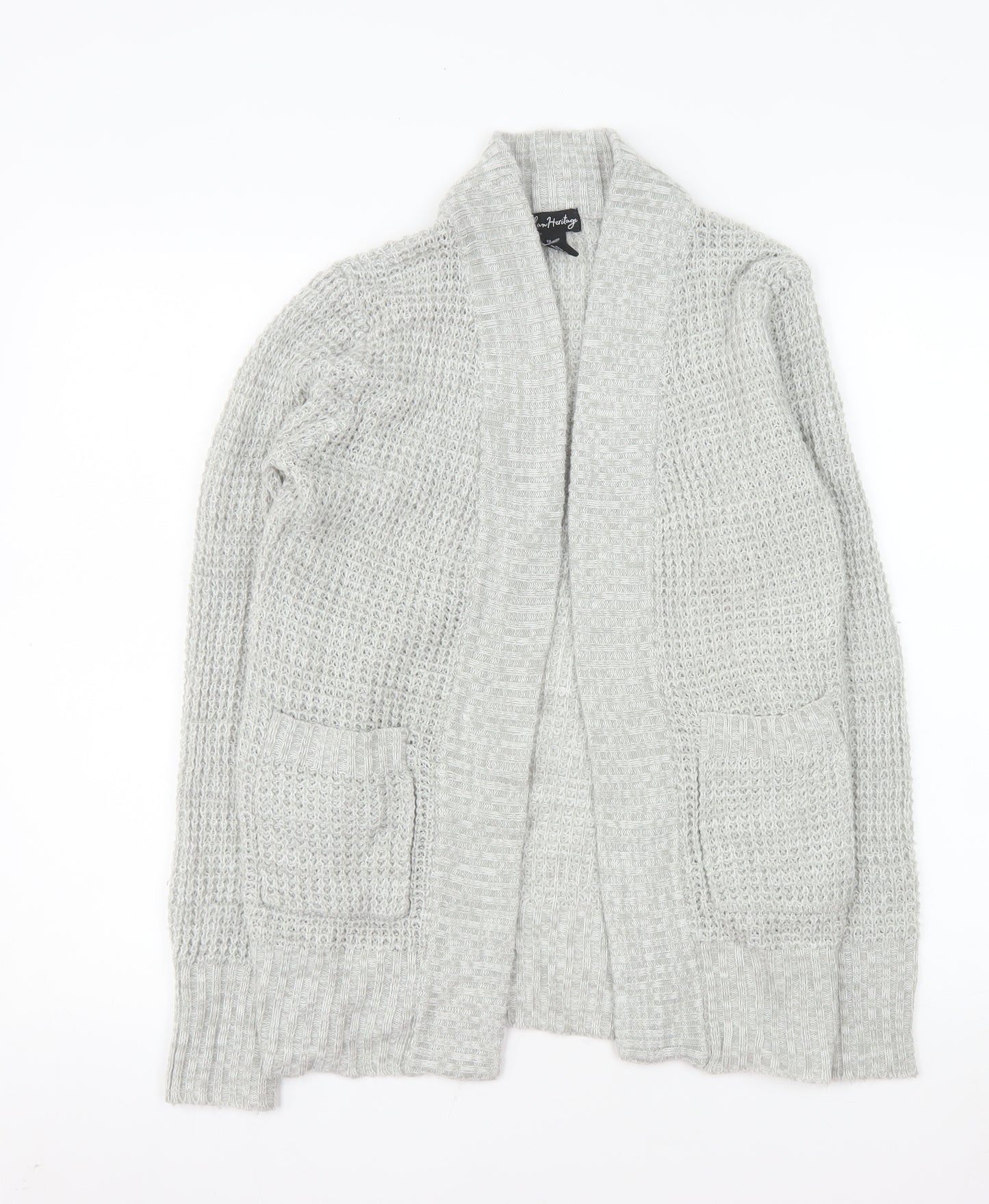 Urban Heritage Women's Grey Chunky Knit Cardigan Size M