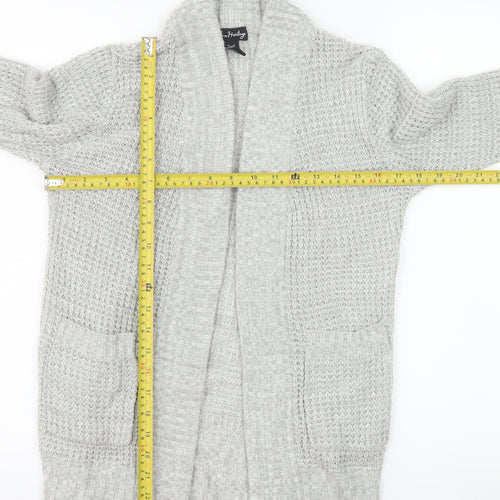 Urban Heritage Women's Grey Chunky Knit Cardigan Size M