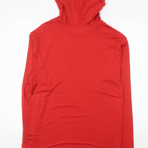 UFC Gym Mens Red Pullover Athletic Hoodie M Long Sleeve Sports Top