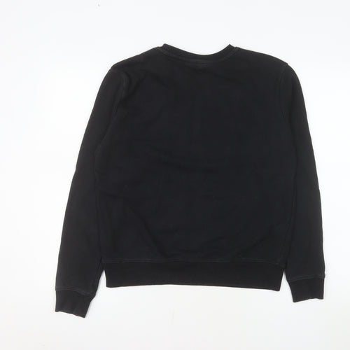 FILA Mens Black Crew Neck Pullover Sweatshirt Size S