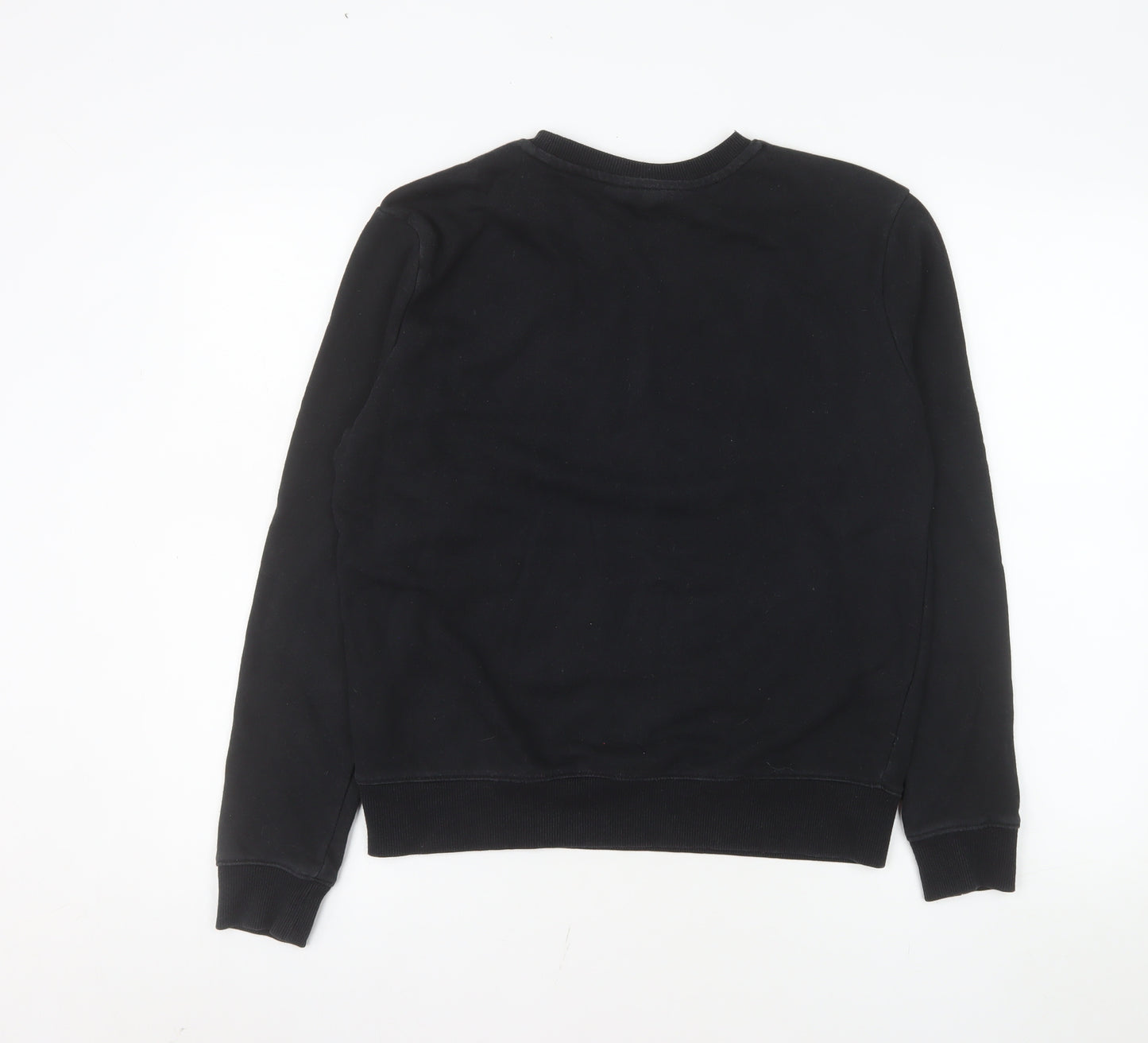 FILA Mens Black Crew Neck Pullover Sweatshirt Size S