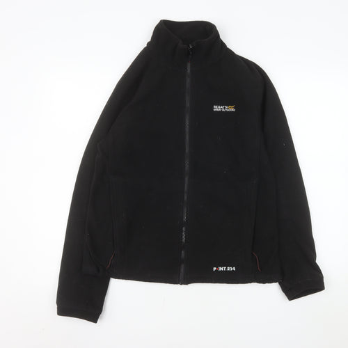 Regatta Women's Black Fleece Zip Jacket Size 14