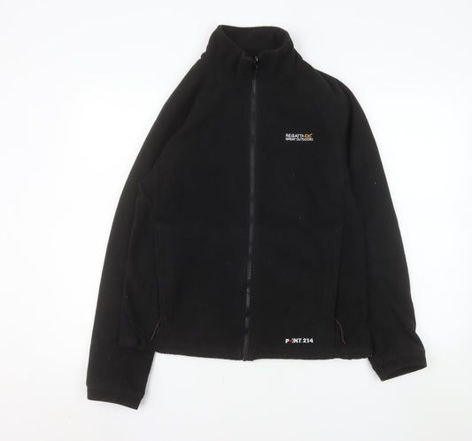 Regatta Women's Black Fleece Zip Jacket Size 14