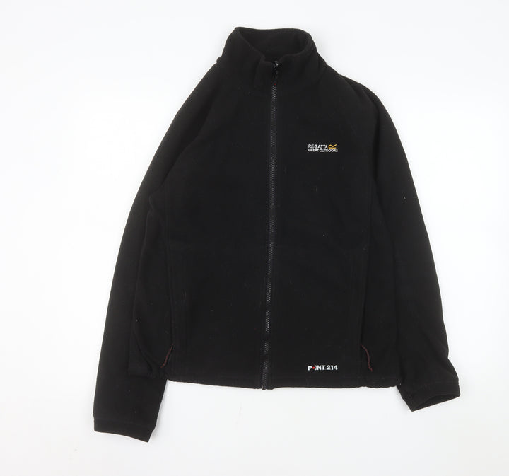 Regatta Women's Black Fleece Zip Jacket Size 14