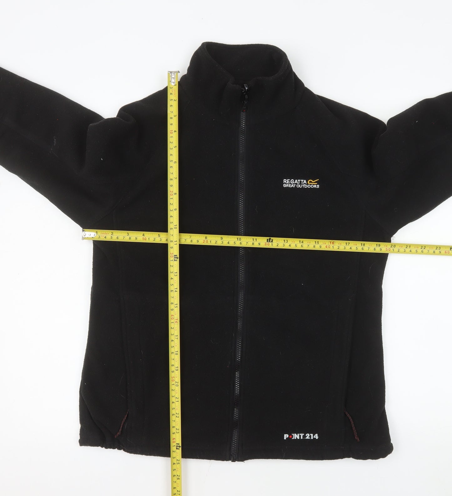 Regatta Women's Black Fleece Zip Jacket Size 14