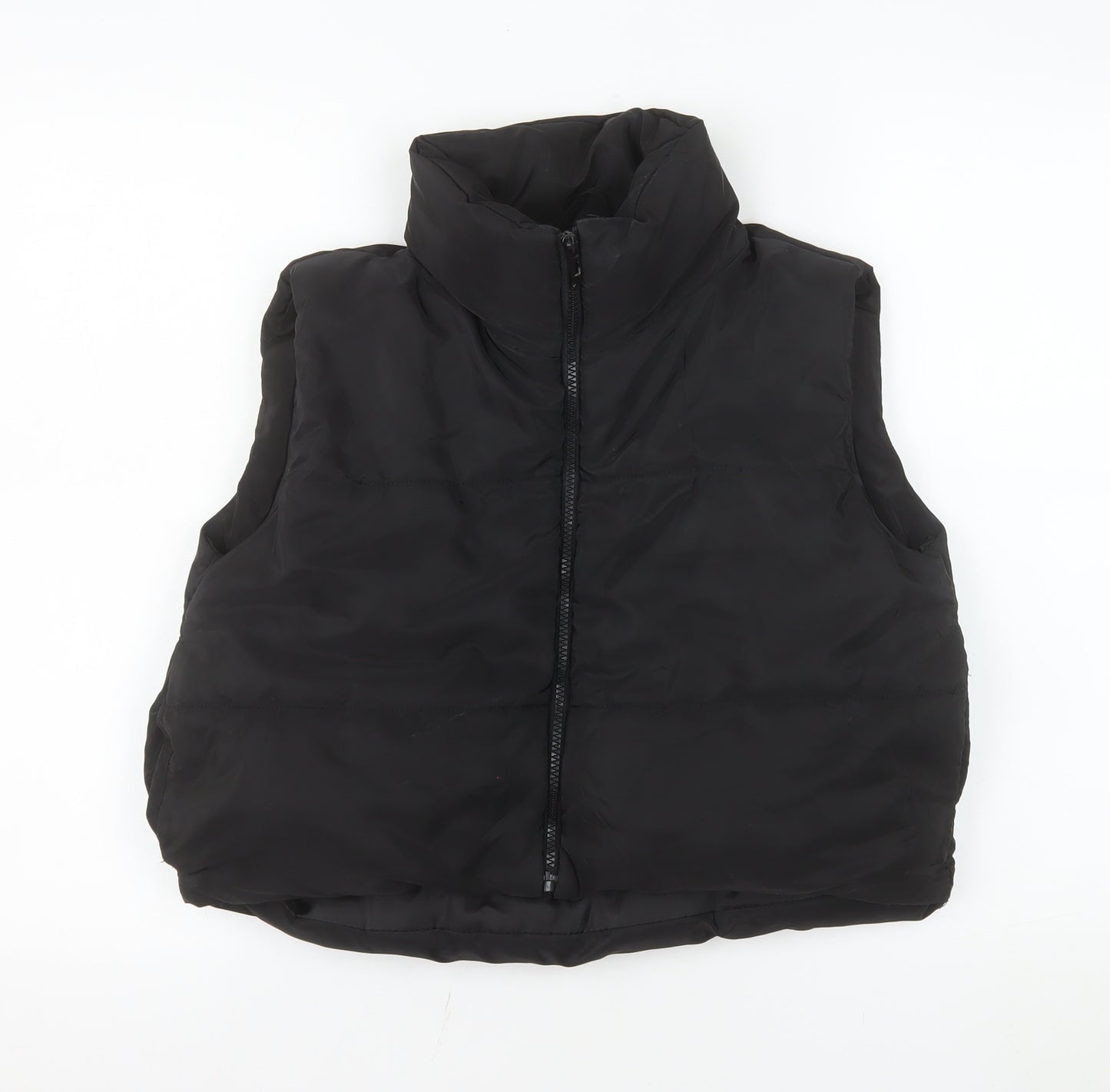 Rising Women Black S Puffer Waistcoat Lightweight Quilted Gilet