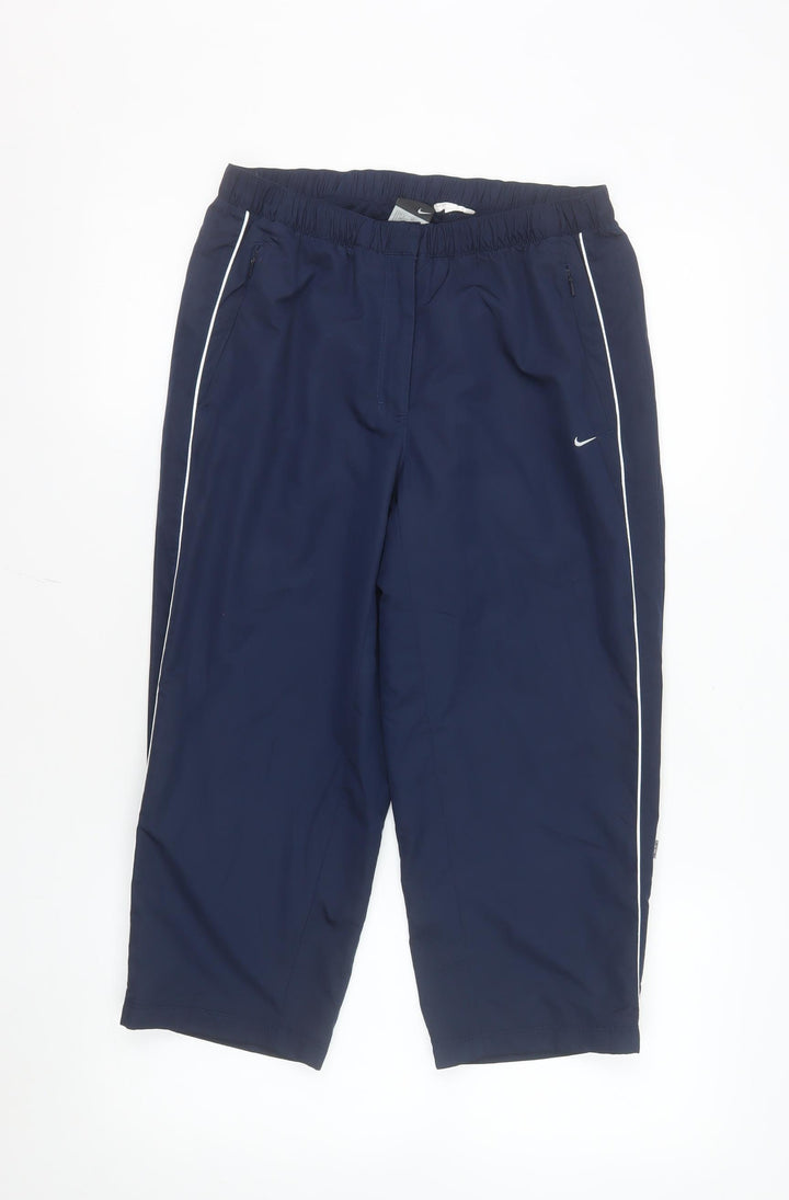 Nike Boys Blue Track Pants S Lightweight Activewear Trousers