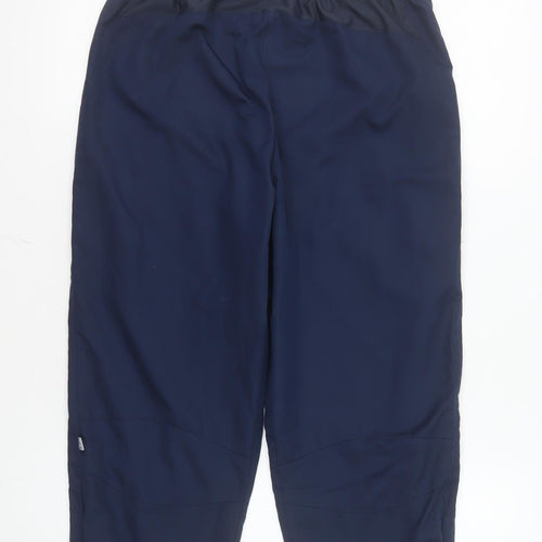 Nike Boys Blue Track Pants S Lightweight Activewear Trousers