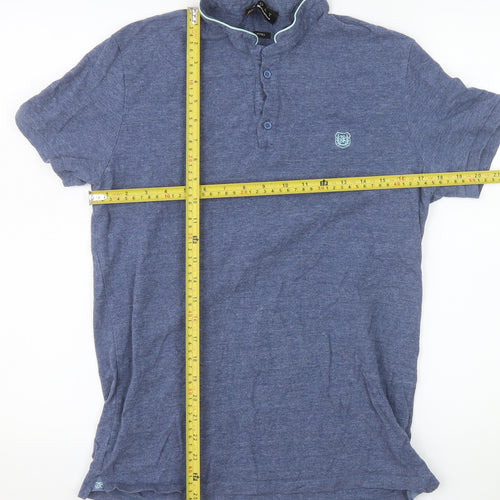 The Kooples Sport Men Blue Slim Fit Polo Shirt Size L