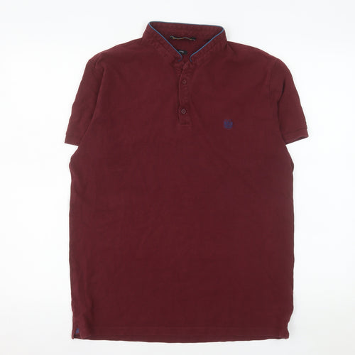 The Kooples Sport Men's Red Slim Fit Polo Shirt Size L