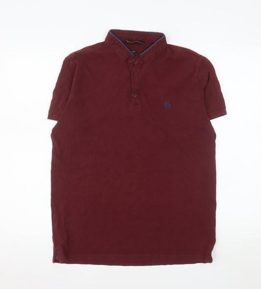 The Kooples Sport Men's Red Slim Fit Polo Shirt Size L