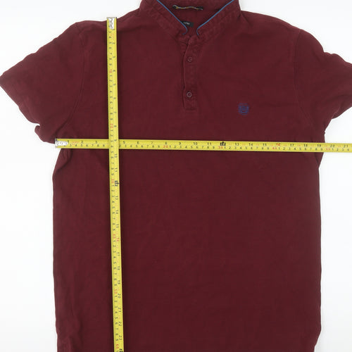 The Kooples Sport Men's Red Slim Fit Polo Shirt Size L