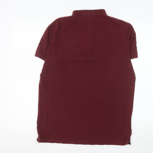 The Kooples Sport Men's Red Slim Fit Polo Shirt Size L