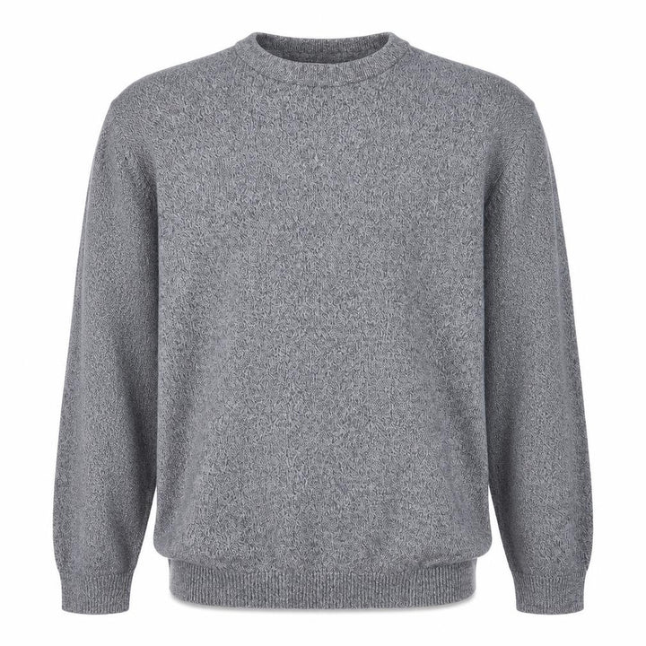 Jack & Jones Men's Grey Cotton Crew Neck Pullover Sweatshirt L