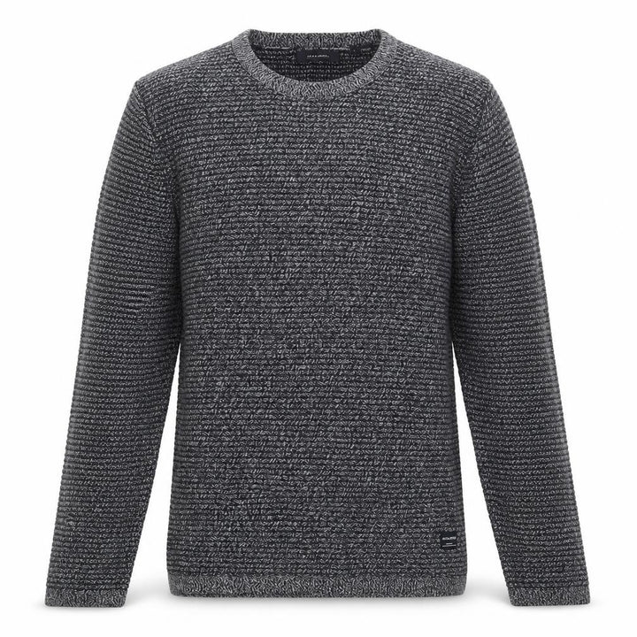 Jack & Jones Men's Grey Knit Cotton Pullover Sweatshirt L