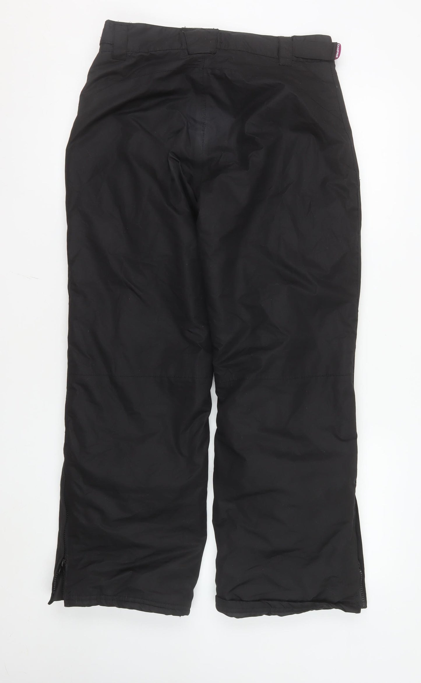 Campri Women’s Black Snow Pants Size 8 Waterproof Insulated Ski Trousers