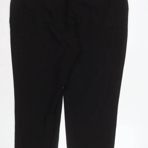 Mint Velvet Women's Black Size 16 Tapered Stretch Trousers