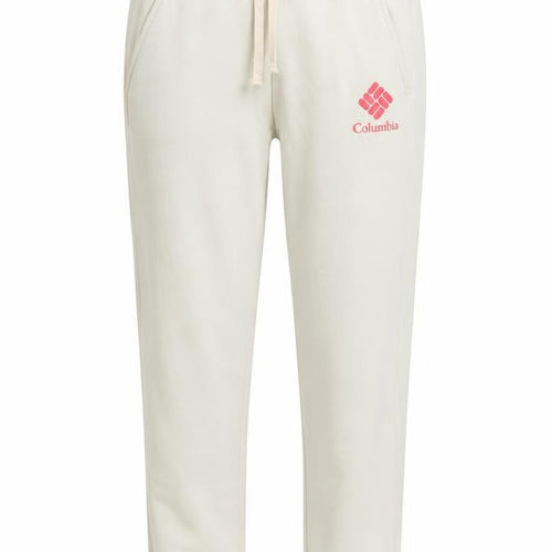 Columbia Women Beige Regular Fit Jogger Sweatpants S Cotton Blend