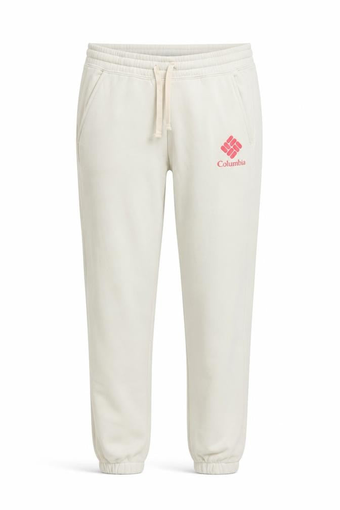 Columbia Women Beige Regular Fit Jogger Sweatpants S Cotton Blend