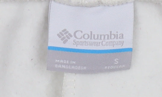 Columbia Women Beige Regular Fit Jogger Sweatpants S Cotton Blend