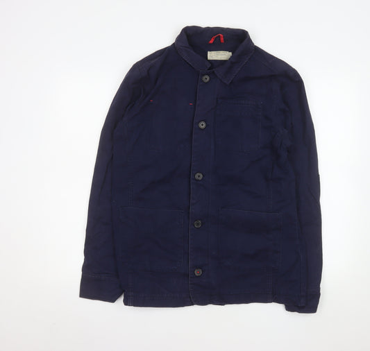 Maison Cinqcent Men's Blue Cotton Workwear Jacket Size M