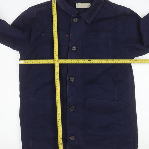 Maison Cinqcent Men's Blue Cotton Workwear Jacket Size M