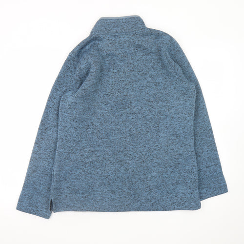 Country Rose Women Blue Henley Pullover Sweatshirt Size M Polyester