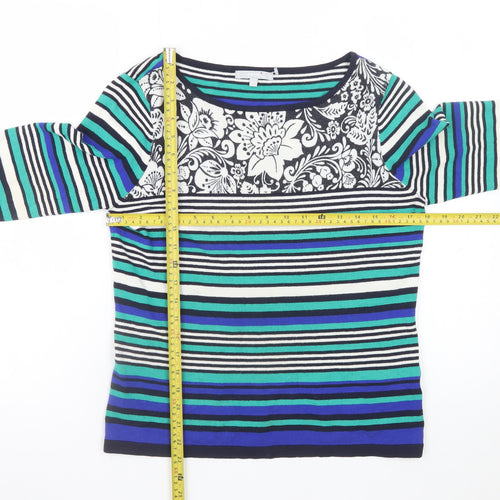 Marks and Spencer Per Una Women’s Multicoloured Striped Jumper Size 12