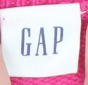 GAP Womens Pink Striped Crew Neck Long Sleeve Wool Blend Jumper XS