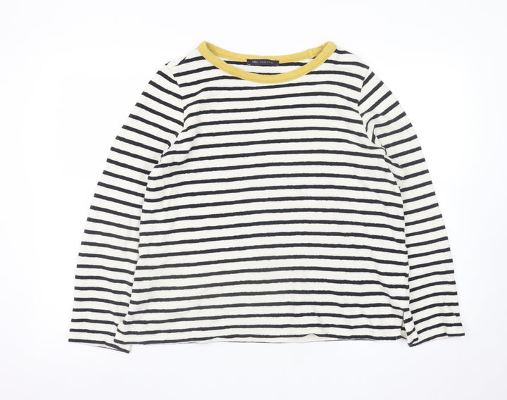 Marks and Spencer Women’s Multicoloured Stripe Cotton Jumper Size 14