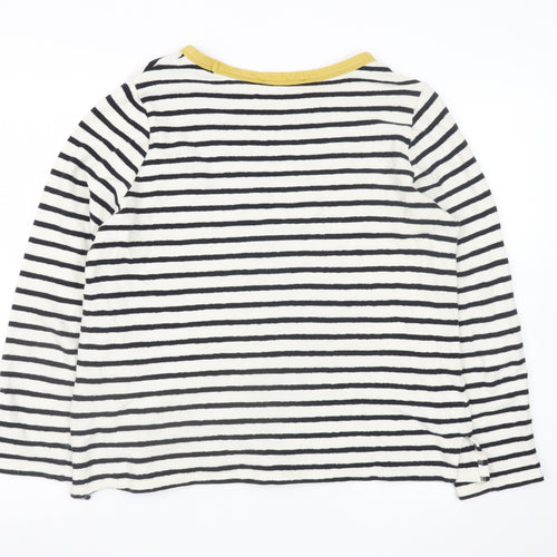 Marks and Spencer Women’s Multicoloured Stripe Cotton Jumper Size 14
