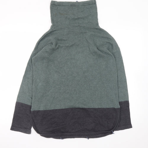 Rachel Zoe Women's Green Roll Neck Long Sleeve Knit Jumper Size M