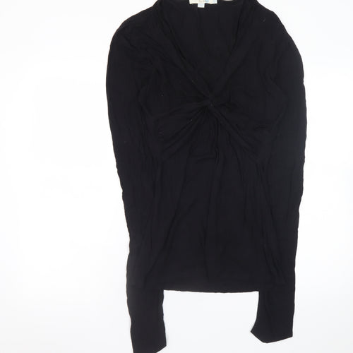 Boden Women Black Size 10 Bodycon Stretch Viscose Knee Dress