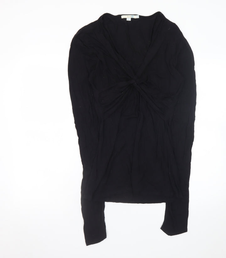 Boden Women Black Size 10 Bodycon Stretch Viscose Knee Dress