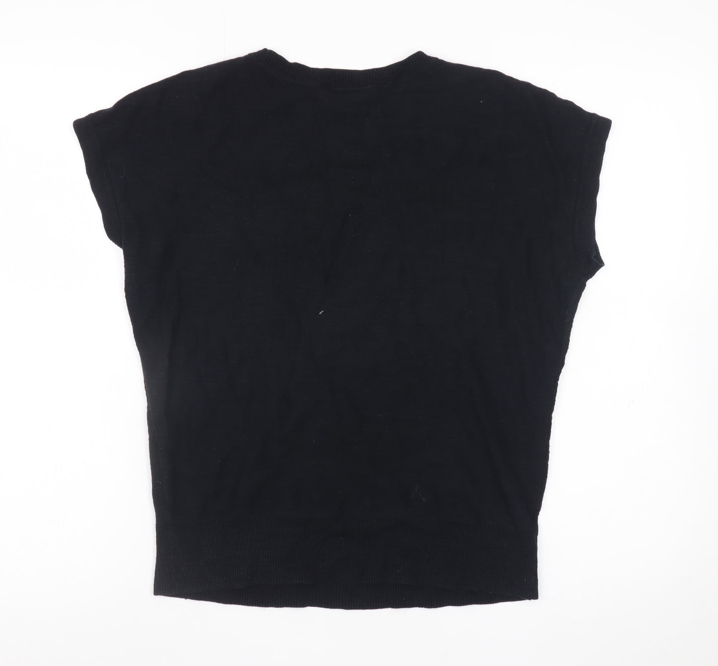 LOFT Women’s Black XS Basic Cotton Short Sleeve Top