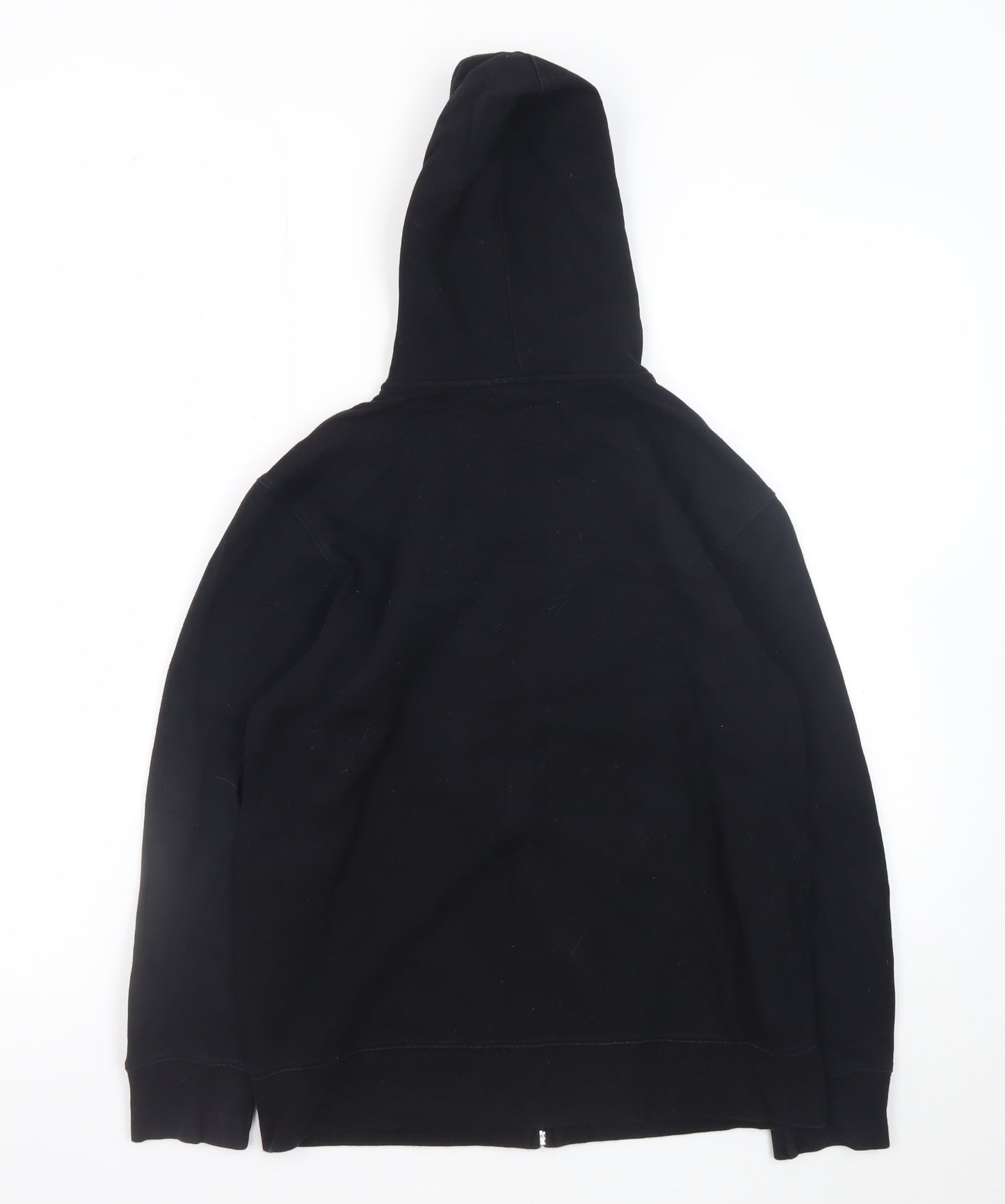 Old Navy Boys Black Full Zip Hoodie Size 10-12 Years Fleece Jacket