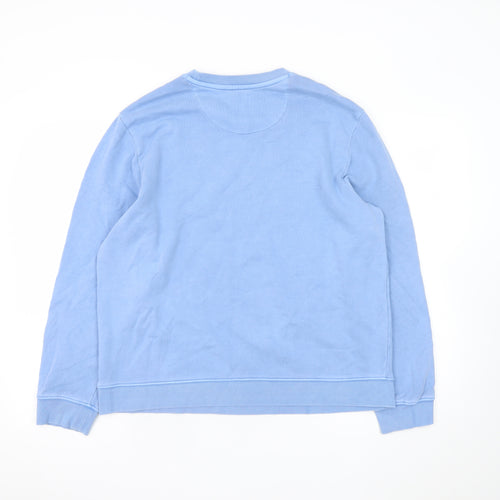 Crew Clothing Company Women's Blue Size 12 Cotton Sweatshirt