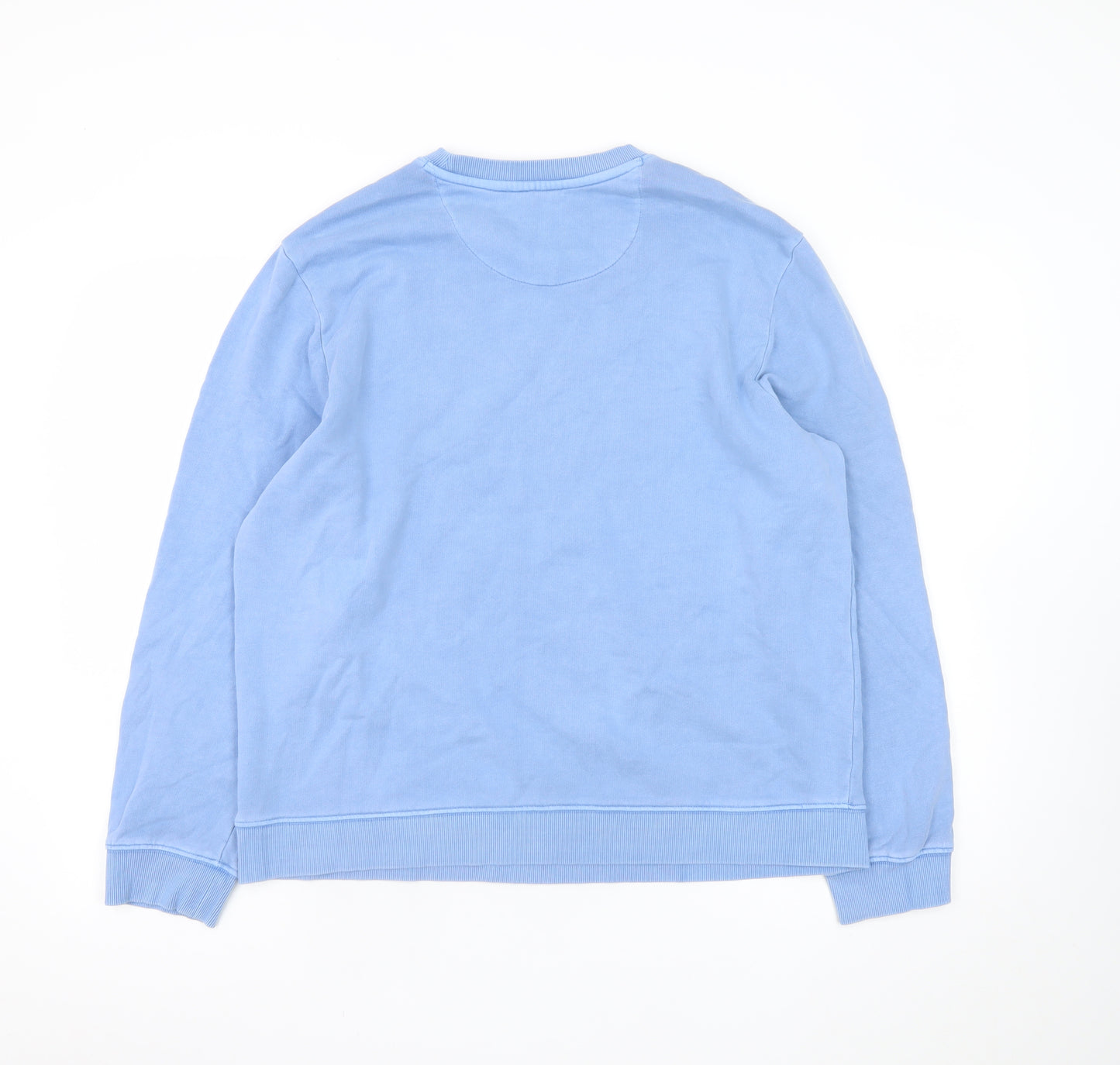 Crew Clothing Company Women's Blue Size 12 Cotton Sweatshirt