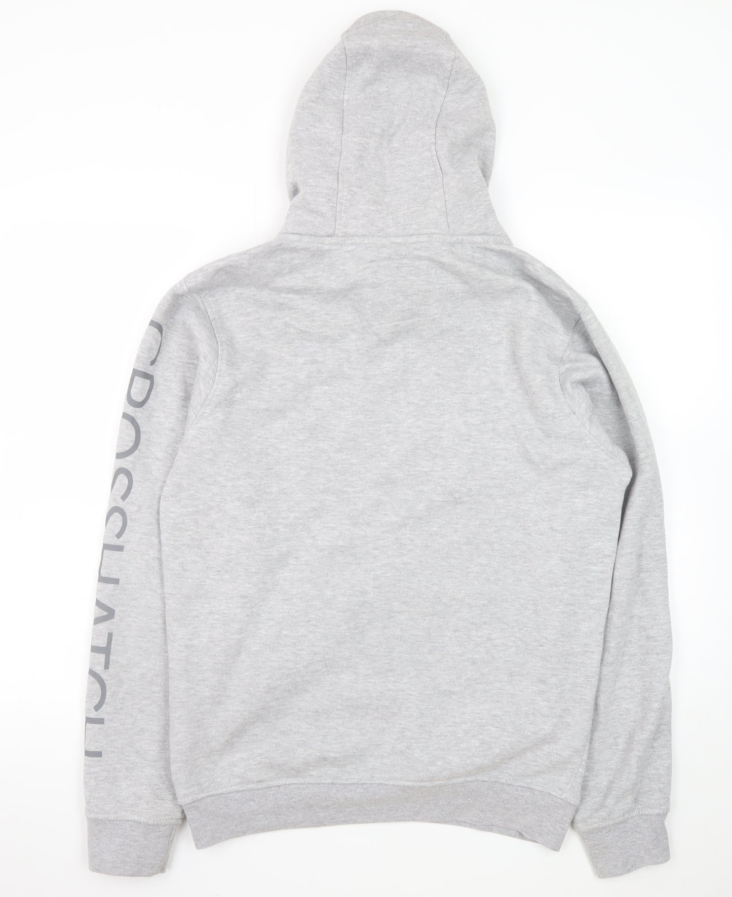 Crosshatch Men's Grey Pullover Hoodie Size S Regular Fit
