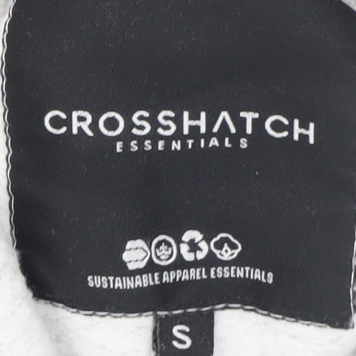 Crosshatch Men's Grey Pullover Hoodie Size S Regular Fit