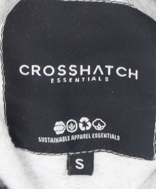 Crosshatch Men's Grey Pullover Hoodie Size S Regular Fit