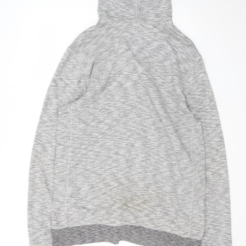Next Men’s Grey Full Zip Hoodie Large Cotton Blend