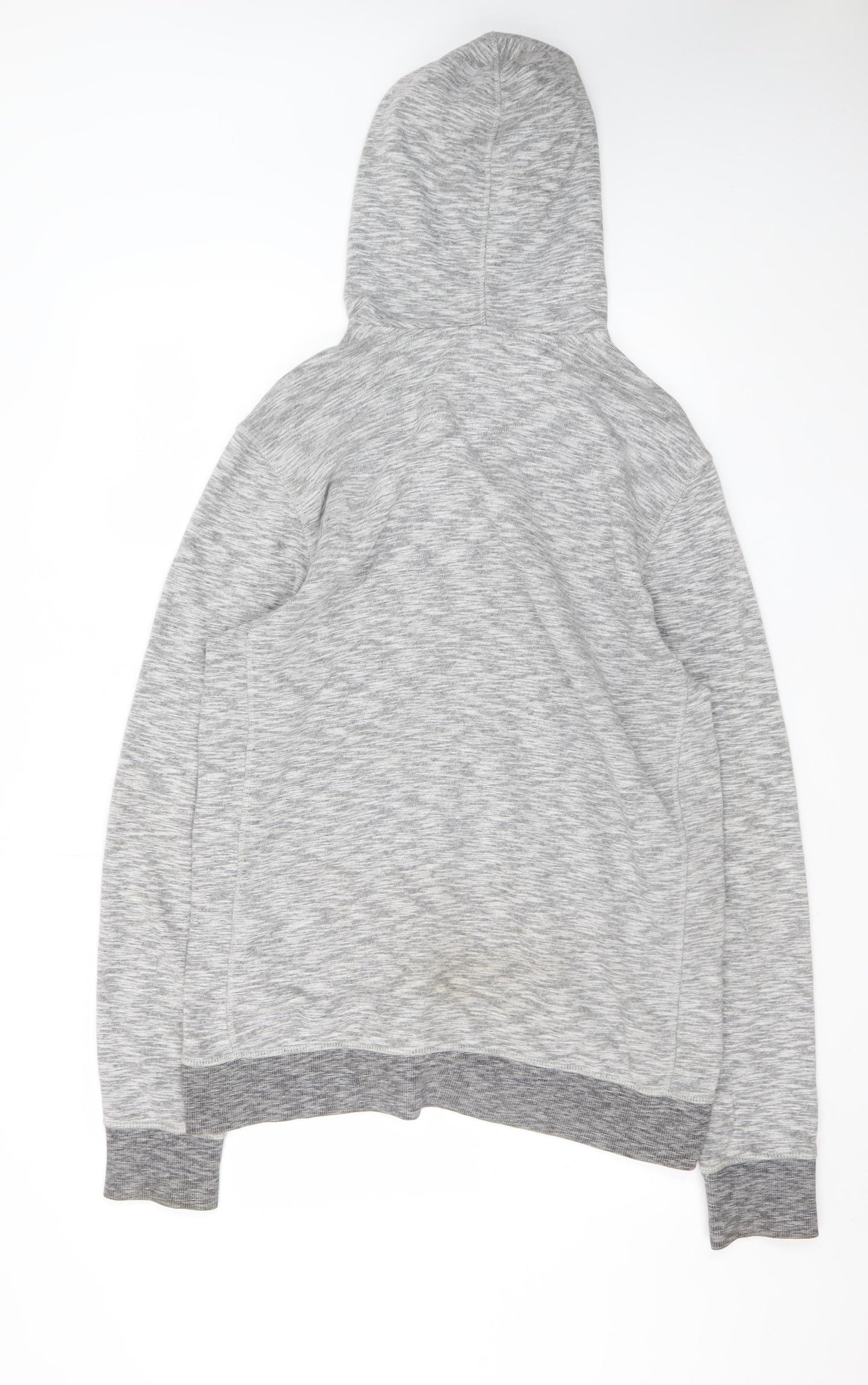 Next Men’s Grey Full Zip Hoodie Large Cotton Blend