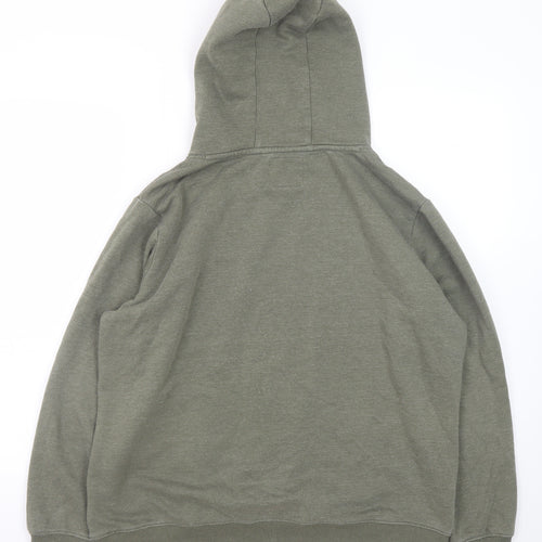 Animal Men's Green Pullover Hoodie Size L Regular Fit Cotton Blend