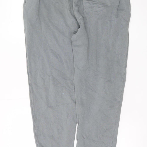 Nike Men's Grey Jogger Sweatpants M Regular Fit Fleece Tapered