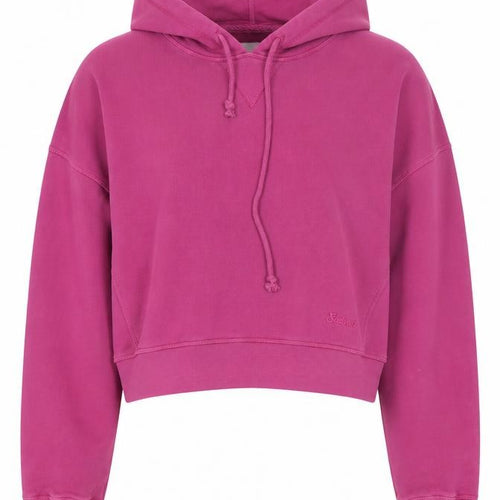 Swimzi Womens Pink XS Pullover Hoodie 100% Cotton Cropped Fit