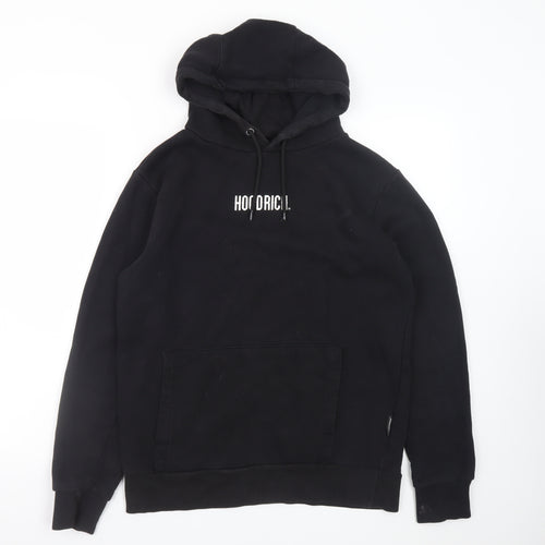 Hoodrich Men's Black Medium Pullover Hoodie with Logo